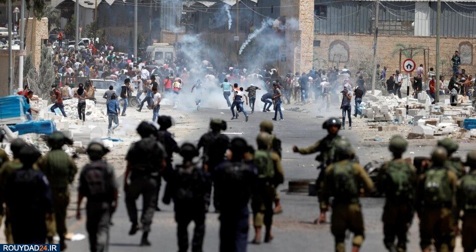 ۱۸ زخمی در حمله صهیونیست‌ها به فلسطینیان معترض معامله قرن