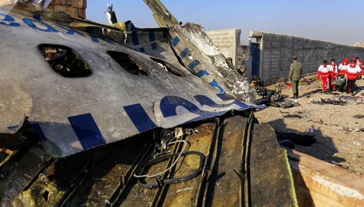 سقوط هواپیمای اوکراینی