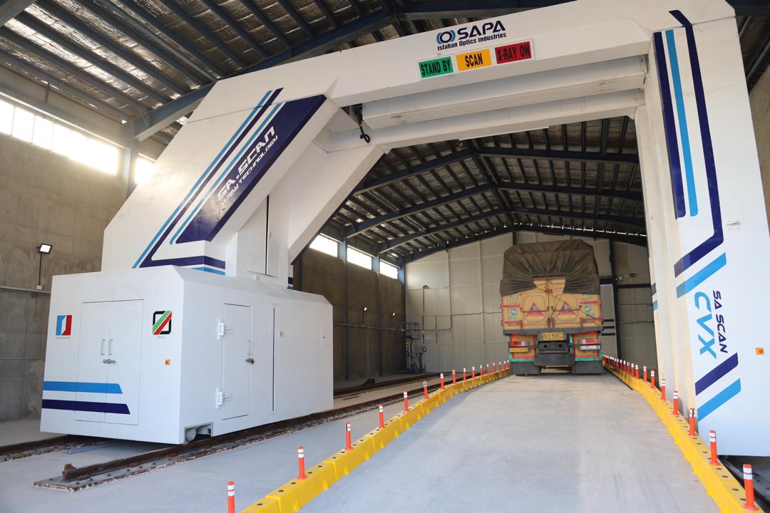 مجهزترین و بزرگترین ایکس ری کامیونی در شلمچه به بهره برداری رسید ایکس ری کامیونی