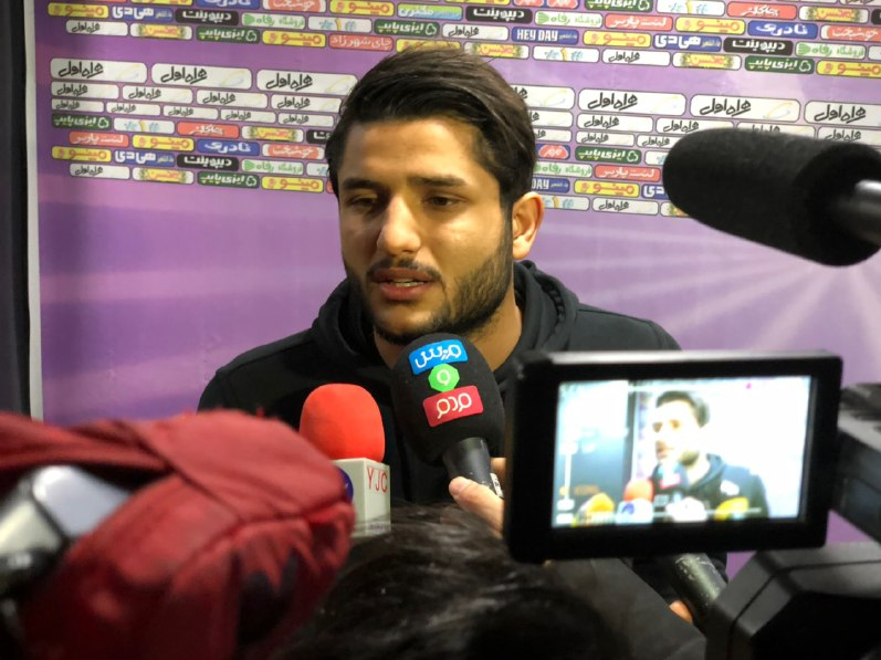 کتک خوردن بازیکن استقلال پس از دربی