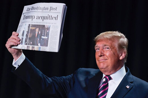 خوشحالی ترامپ از تبرئه شدن
