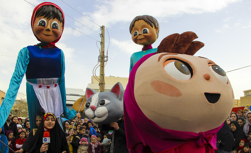 رژه غول‌پیکران در شهرکرج