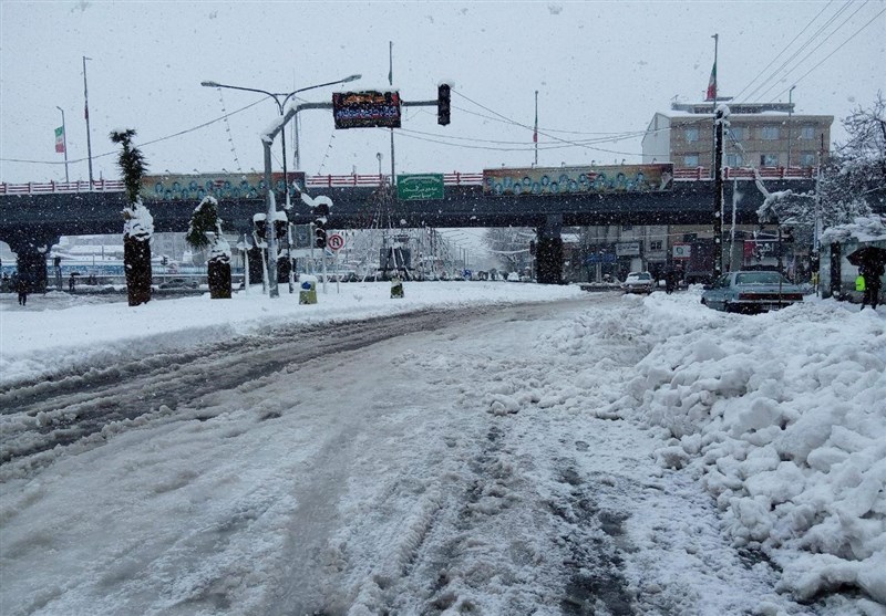 برف در گیلان