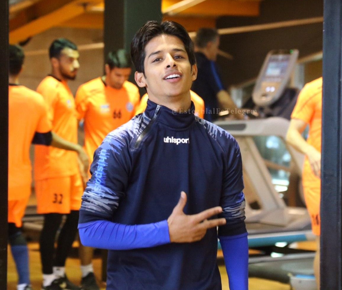 قائدی به تمرین استقلال بازگشت +عکس قائدی