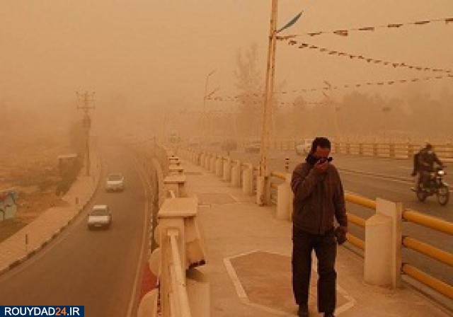 حرکت توده گرد و غبار خارجی به سمت خوزستان