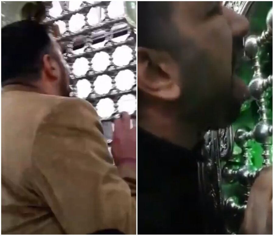 لیسیدن ضریح