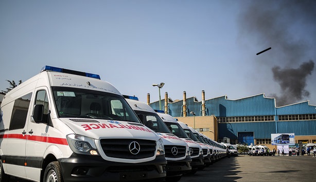 ترخیص آمبولانس برای کمک به بیماران