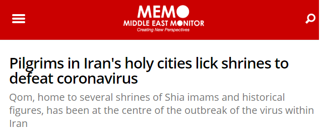 بازتاب نهضت لیسیدن ضریح/ تردید جهان در نحوه مدیریت بحران کرونا در ایران!