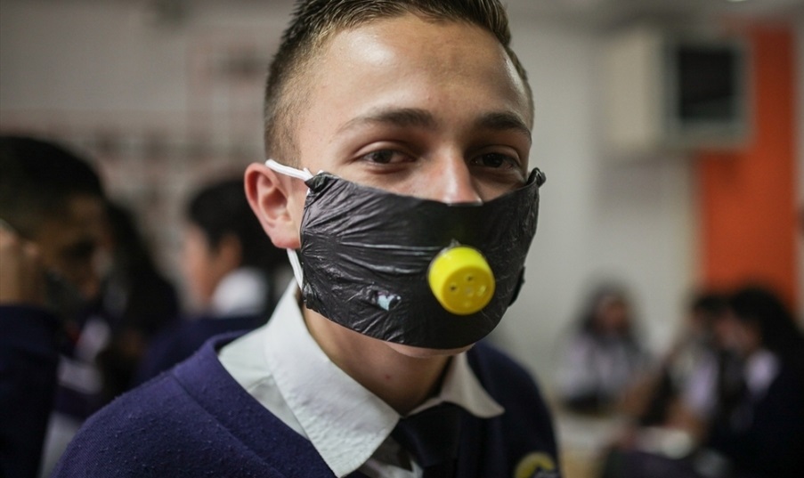 ساخت ماسک با مواد زائد! +تصاویر