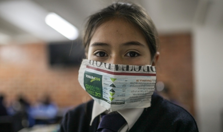 ساخت ماسک با مواد زائد! +تصاویر