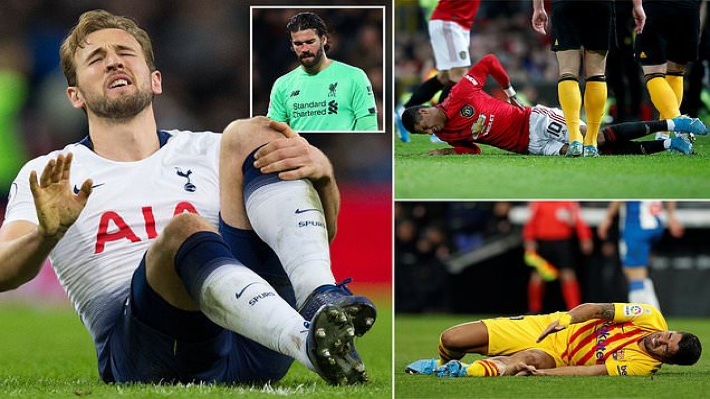 بازیکنان مصدوم فوتبال اروپا
