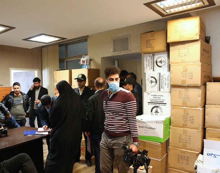 ماسک احتکار شده در تهران