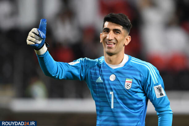 ماسک زدن عجیب بیرانوند که سوژه شبکه‌های اجتماعی شده+عکس