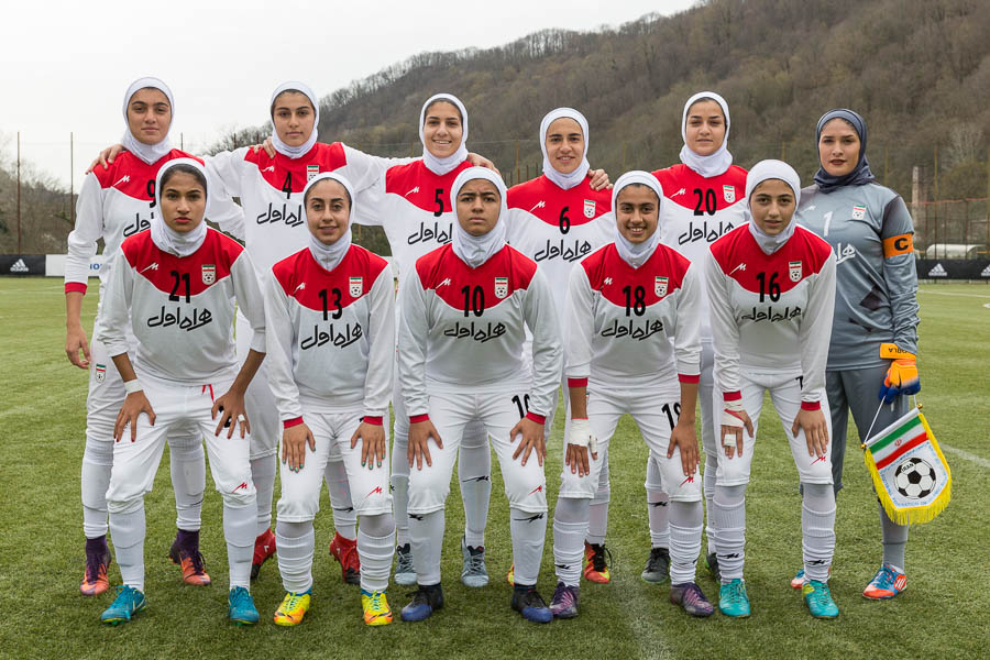 پیروزی پر گل دختران فوتبالیست ایران برابر لبنان