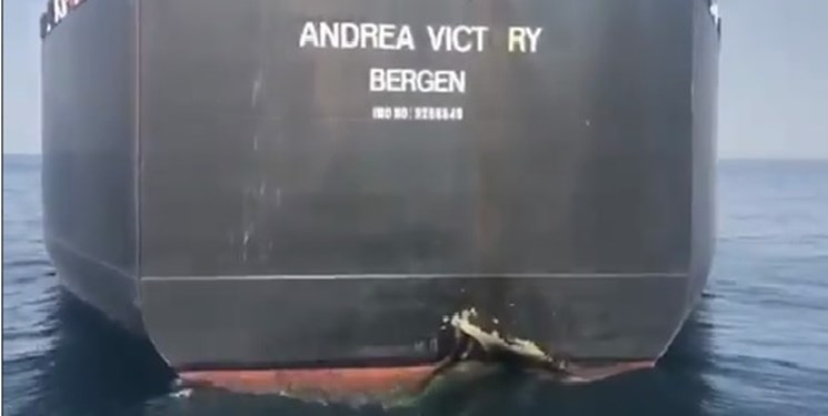 یک نفتکش نروژی در انفجارهای بندر فجیره آسیب دید