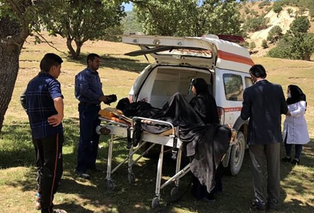 زنده شدن زن بویراحمدی در مراسم تشییع