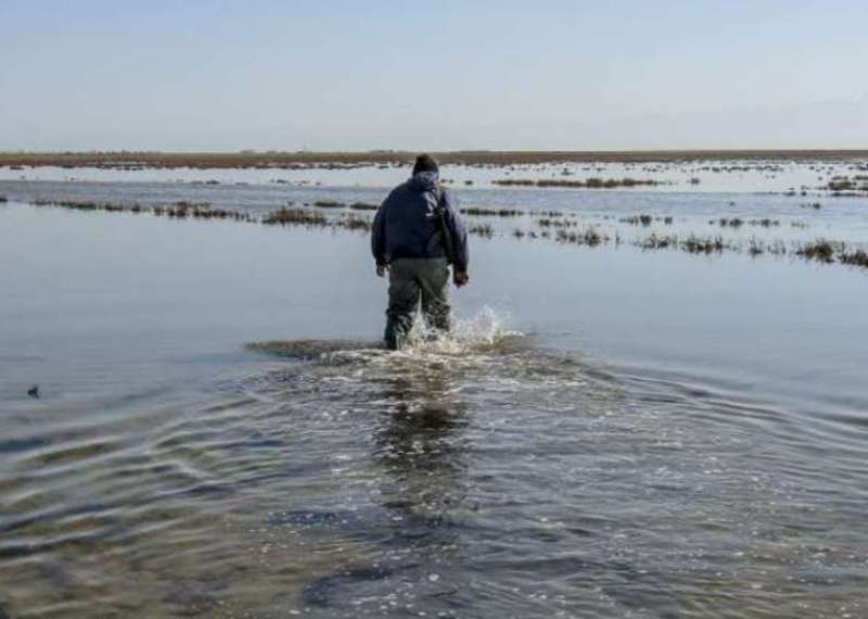 تالاب گمیشان گلستان پرآب شد