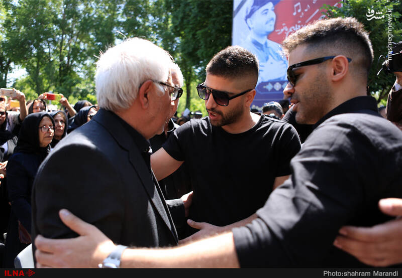 سیروان و زانیار در مراسم تشییع بهنام صفوی +عکس