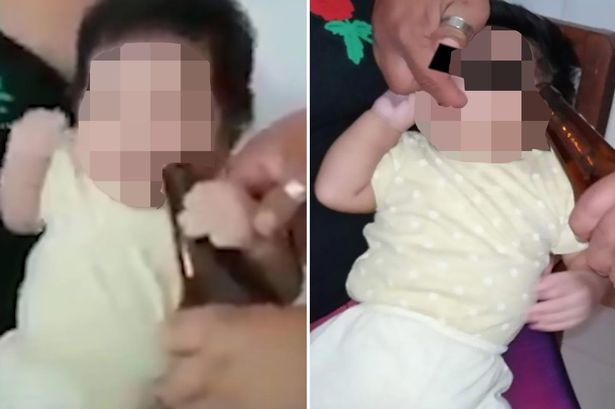 خوراندن مشروبات الکلی به کودک توسط یک معلم! +فیلم