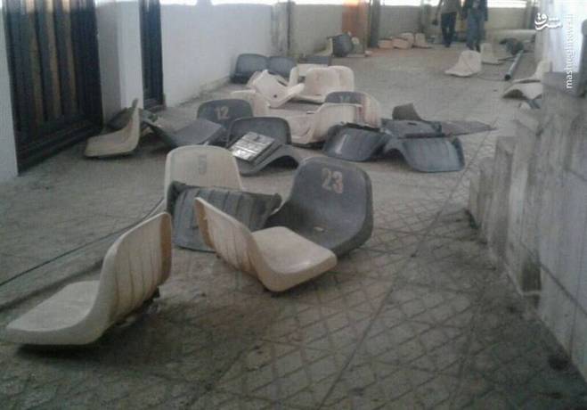 خسارت هواداران سپاهان به ورزشگاه آزادی +تصاویر