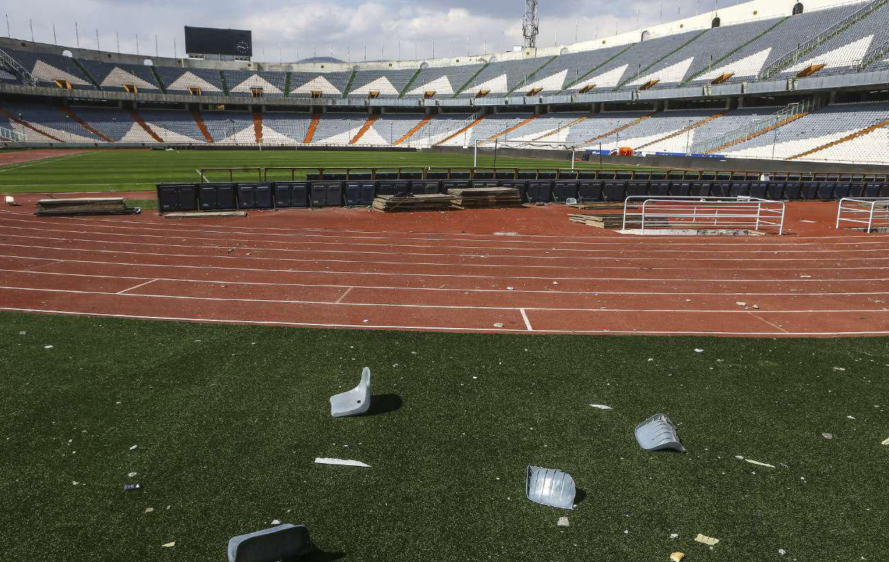 چند ماه بعد از فینال آسیا، آزادی مخروبه شد