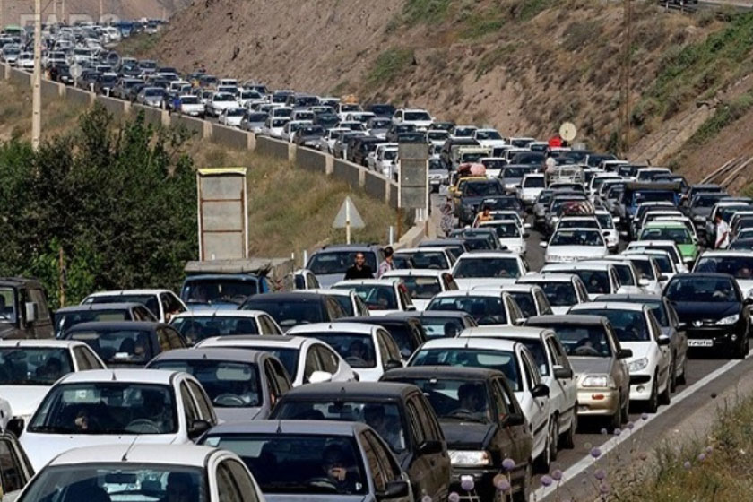محدودیت‌های ترافیکی جاده چالوس در تعطیلات