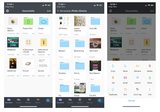بهترین اپلیکیشنهای فایل منیجر برای iOS بهترین اپلیکیشنهای فایل منیجر برای iOS