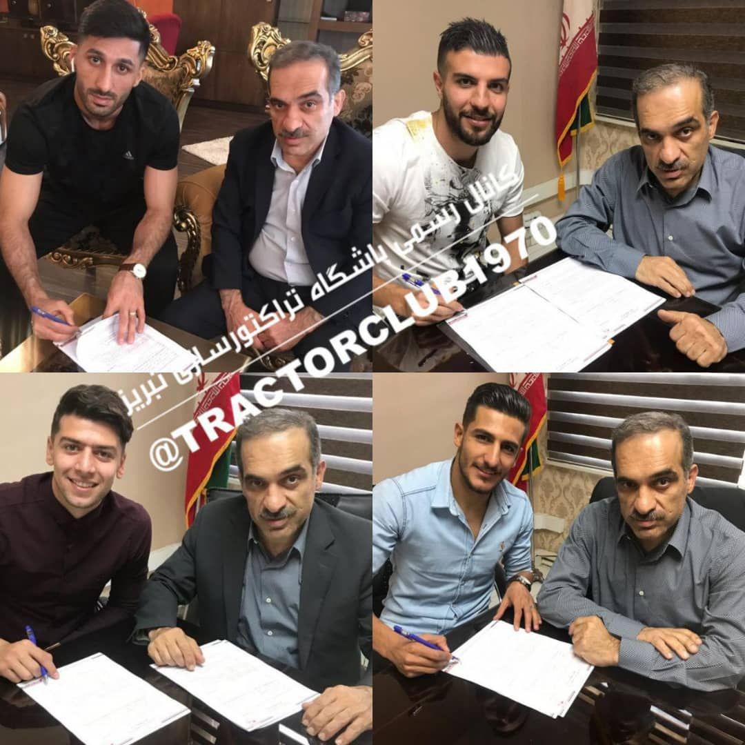 مظاهری و خانزاده به تیم تراکتور پیوستند