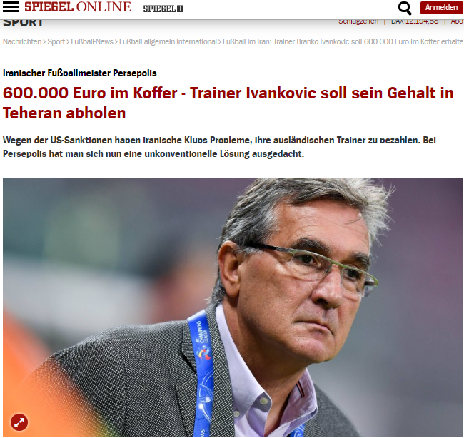 تحریم‌های بانکی علیه پرداخت دستمزد برانکو