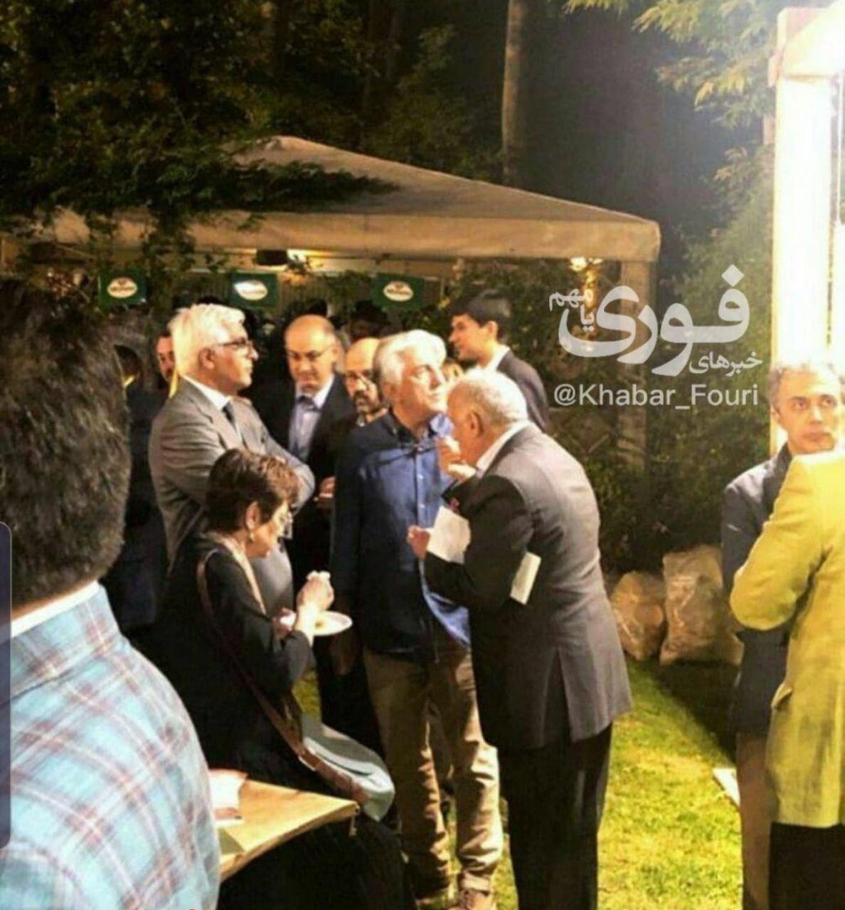 حضور جنجالی رضا کیانیان در مهمانی سفارت ایتالیا! +عکس