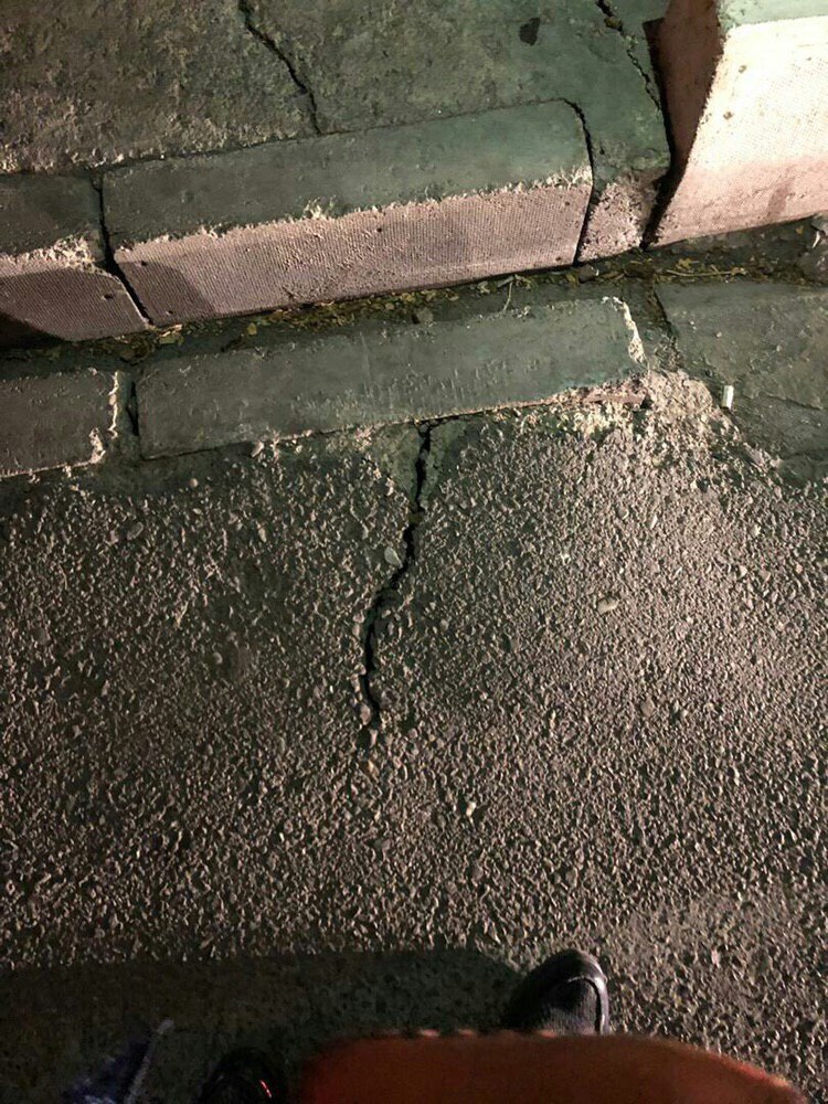 گودبرداری بزرگترین باغ نیاوران سبب ریزش خیابان شد+تصاویر