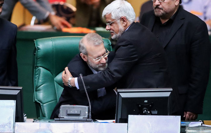 عارف رسما وارد رقابت با لاریجانی شد