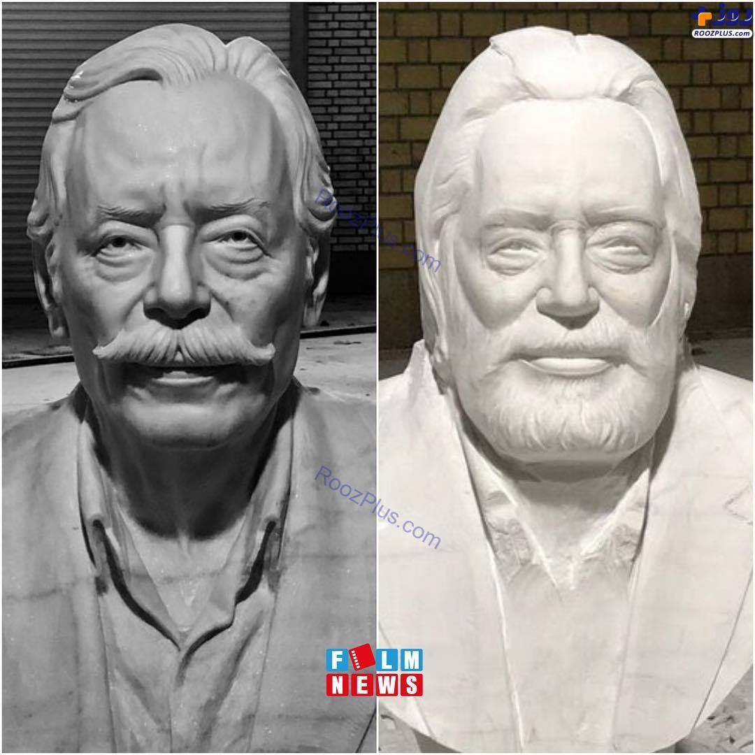 مقایسه سردیس جدید و قبلی جمشید مشایخی +عکس