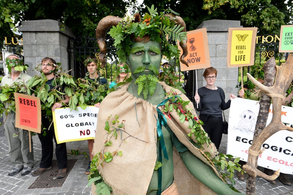 تجمع فعالان محیط زیست در دوبلین ایرلند
