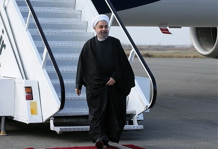 رییس جمهوری وارد خراسان شمالی شد رییس جمهوری وارد خراسان شمالی شد