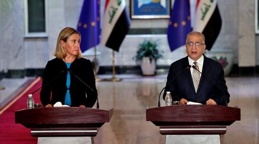 حمایت اتحادیه اروپا از تلاش عراق برای کاهش تنش میان ایران و آمریکا
