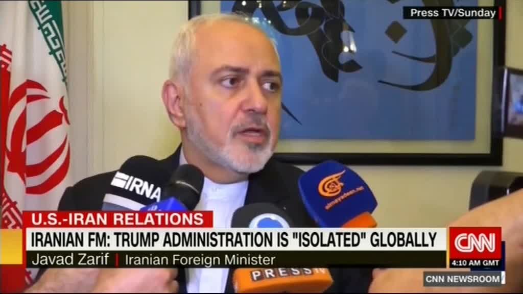 بازتاب سفر وزیرخارجه ایران در رسانه های آمریکا/ آمریکا با خطر انزوا از جامعه جهانی مواجه است