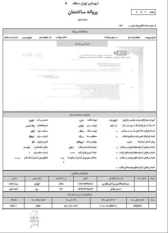 افشای واگذاری غیرقانونی ملک به عضو جمعیت آبادگران/ طاق زدن عوارض با مجوز هولوگرام!