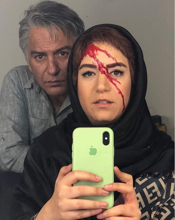 گریم ستاره پسیانی در «نهنگ آبی» +عکس