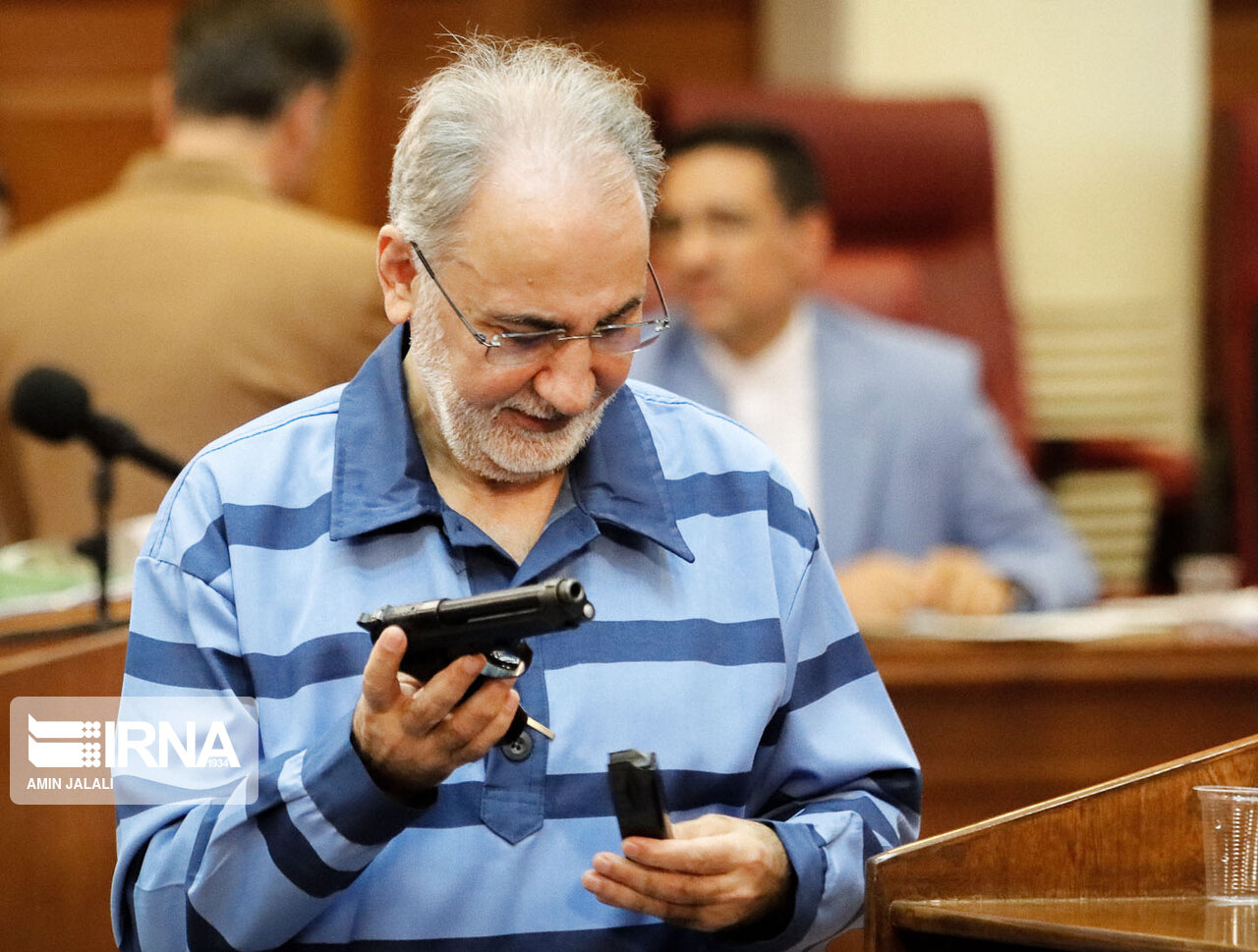 علت خنده محمدعلی نجفی در دادگاه چه بود؟