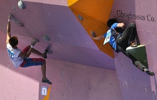 بهنام خلجی قهرمان سنگ‌نوردی معلولان جهان شد