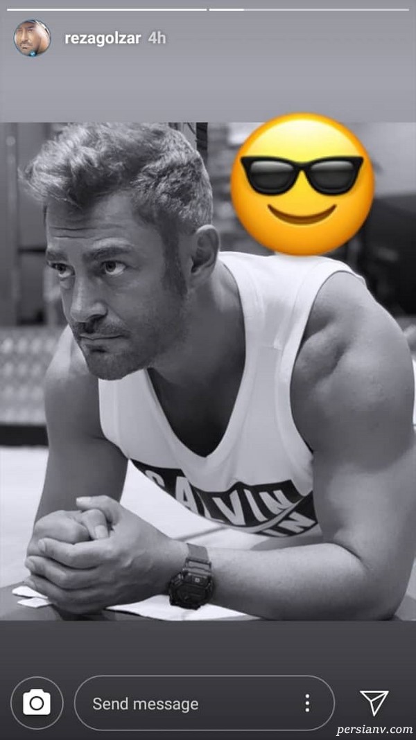 چالش عکس پیری محمدرضا گلزار +عکس