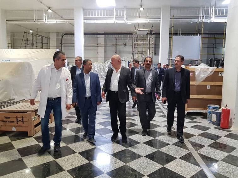 بازدید عضو هیات مدیره بانک ملی ایران از گروه تولیدی کاله