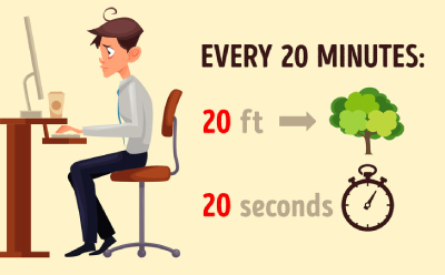 ۸ تمرین برای رفع خستگی چشم