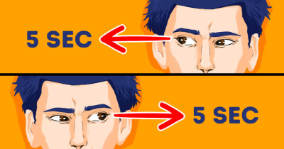 ۸ تمرین برای رفع خستگی چشم