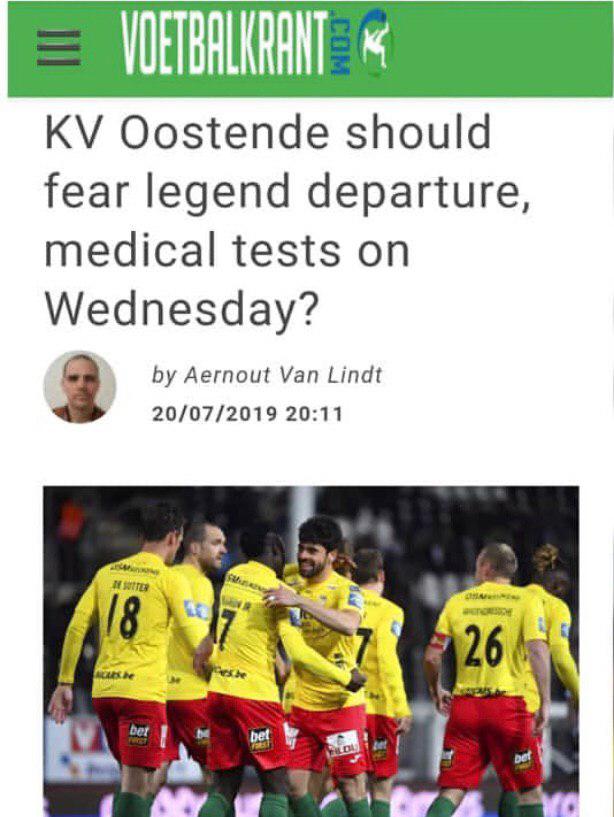 جانشین پاتوسی در رسانههای بلژیک لو رفت! جانشین پاتوسی در رسانههای بلژیک لو رفت!