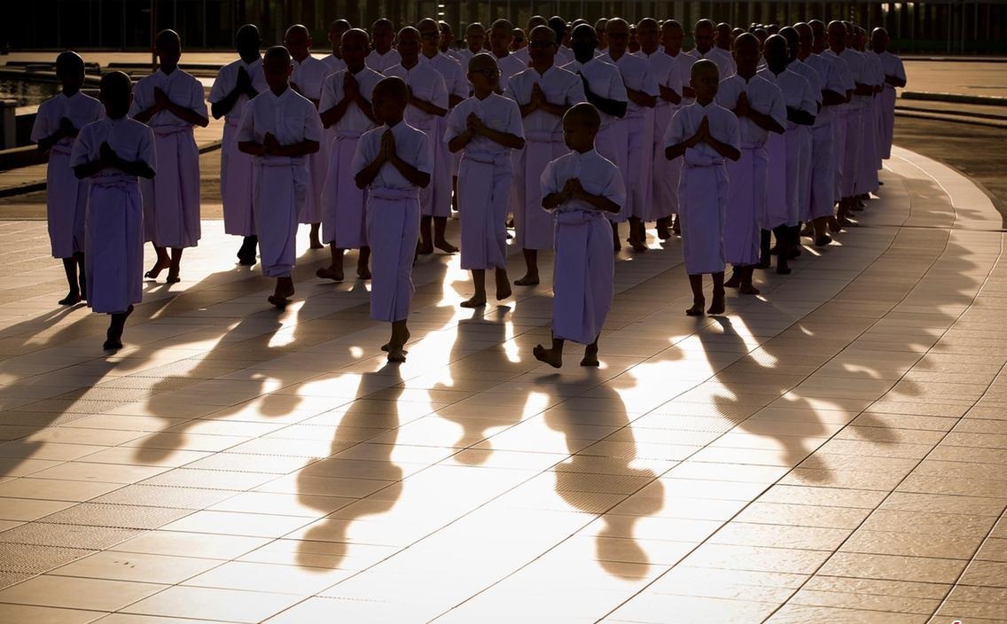 راهبان بودایی در تایلند