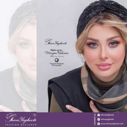 تبلیغ نیوشا ضیغمی با چشمهای رنگی برای یک مزون لباس! +عکس تبلیغ نیوشا ضیغمی با چشمهای رنگی برای یک مزون لباس! +عکس