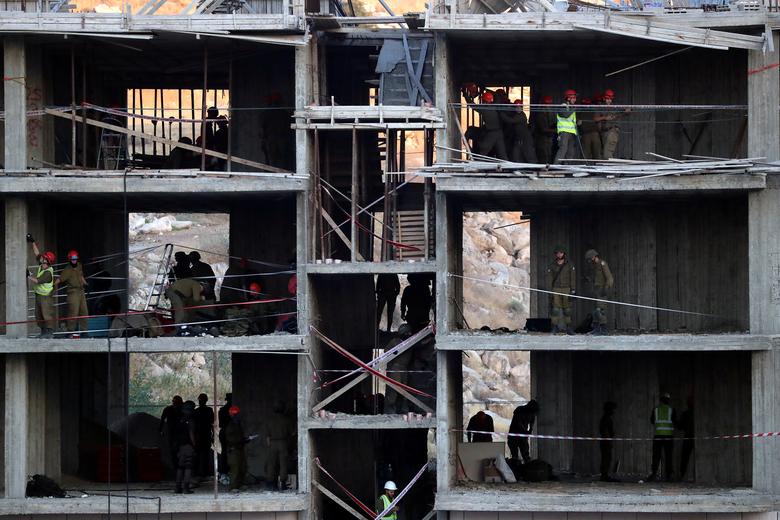 تخریب خانه‌های فلسطینیان از سوی نیرو‌های اسراییل در حومه شهر قدس