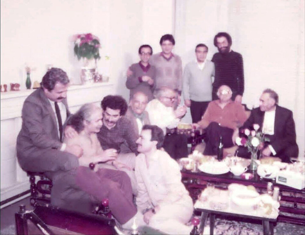 مهمانی منزل شفیعی کدکنی با حضور بزرگان شعر و موسیقی ایران +عکس